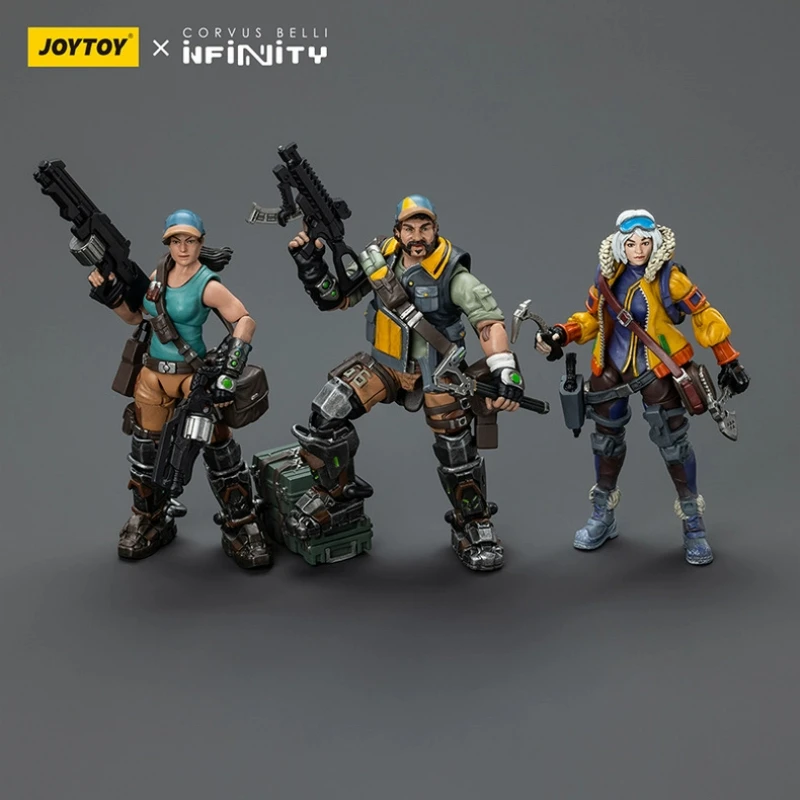 JOYTOY&INFINITY 1/18 NA2 Monstruckers  Woman Oktavia Grimsdóttir Lcebreaker's Harpooner Action Figures Collection Model Toys