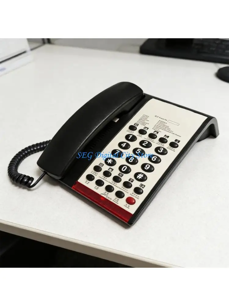 

U75B Plastic Hotel Room Phone Fixed Landline Telephone Featuring Instantly Dials Button And Multi Device Connection