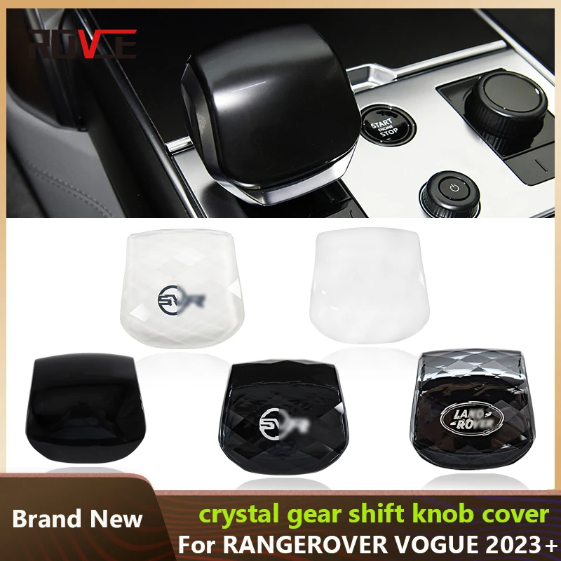 

ROVCE Car Gear Head Shift Knob Handle Cover For Land Rover Range Rover Vogue L460 /Sport 2023-2024/Velar 21-24/LR 5 21-24/Jaguar