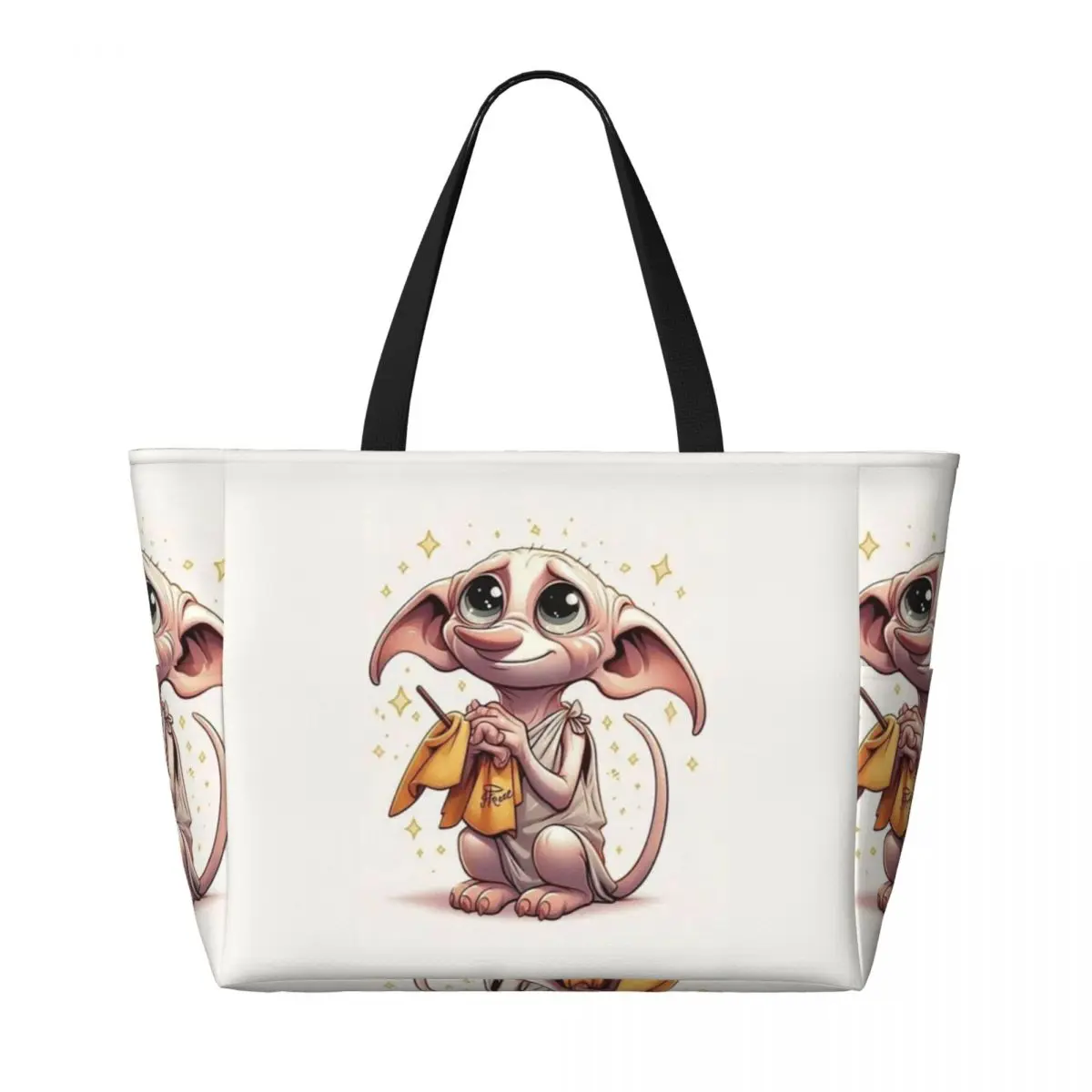 Bruxaria e feiticeira dos desenhos animados cosplay praia sacola esporte ginásio yoga duffle grande sacola de viagem feminina saco de fitness