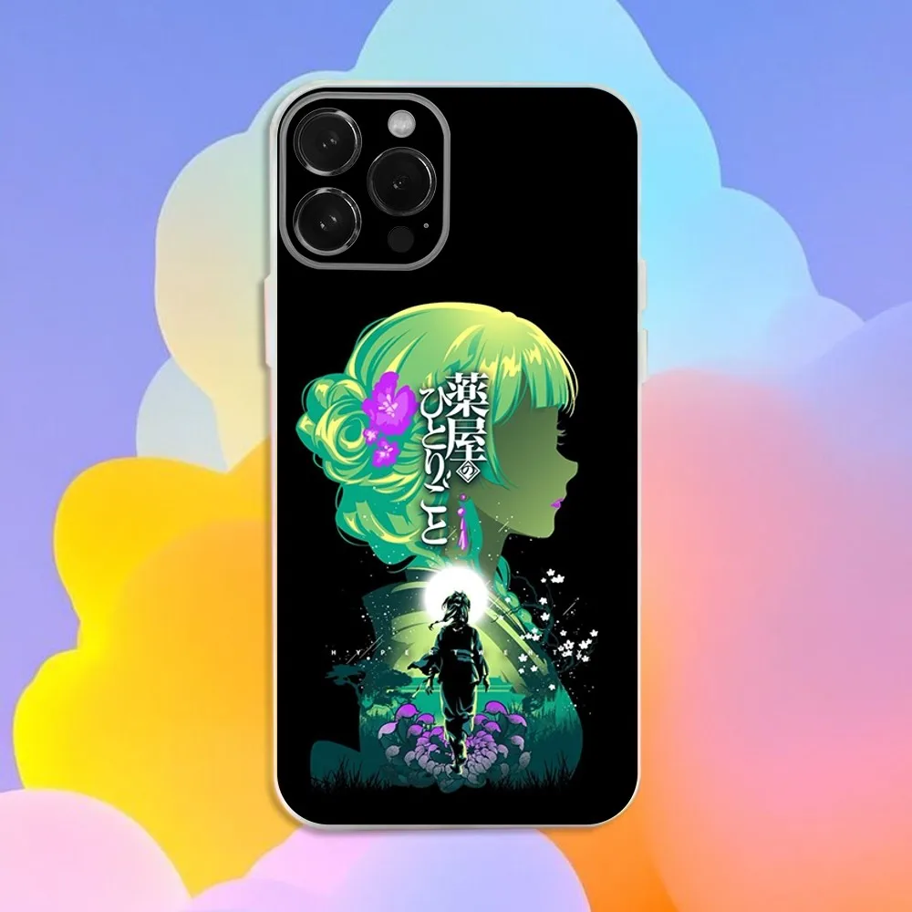 حافظة هاتف Maomao A-Apothecary D-Diaries لهاتف iPhone 16,15,14,13,12,11 Pro,Max,Plus,X,XS,XR,SE,سيليكون شفاف صغير ناعم #4