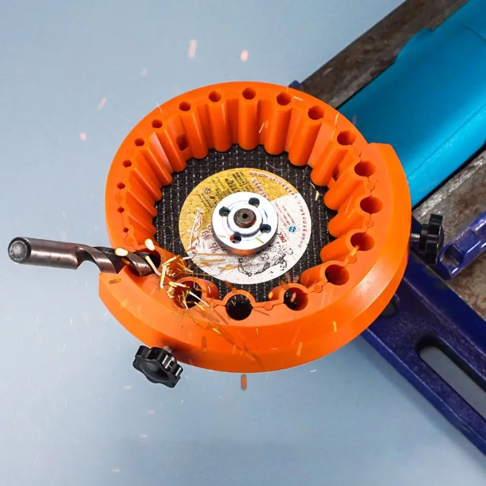 Portable 20 Hole Drill Bit Sharpener Efficient Precision Grinding Tool Polishing Multipurpose Sharpening Tool Worker