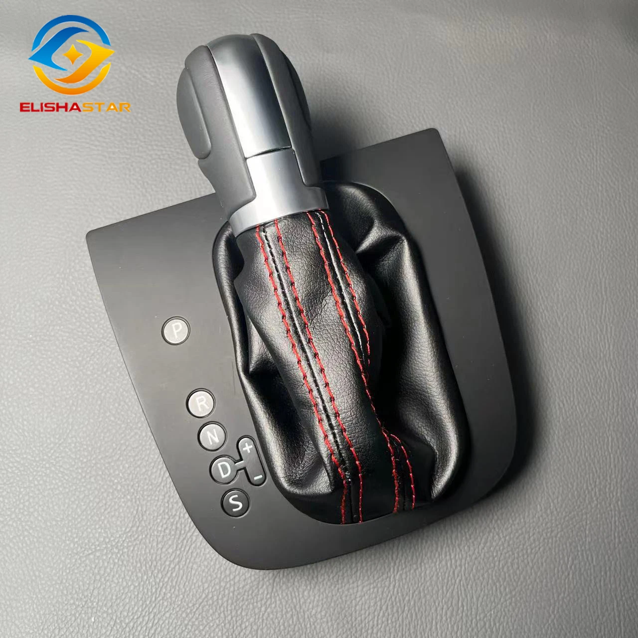 DSG Gear Shift Knob With Dust Cover Red Stiching For VW Golf 6 MK6 GTI GLI Scirocco 16D 713 203A 16D713203A Car Accessories