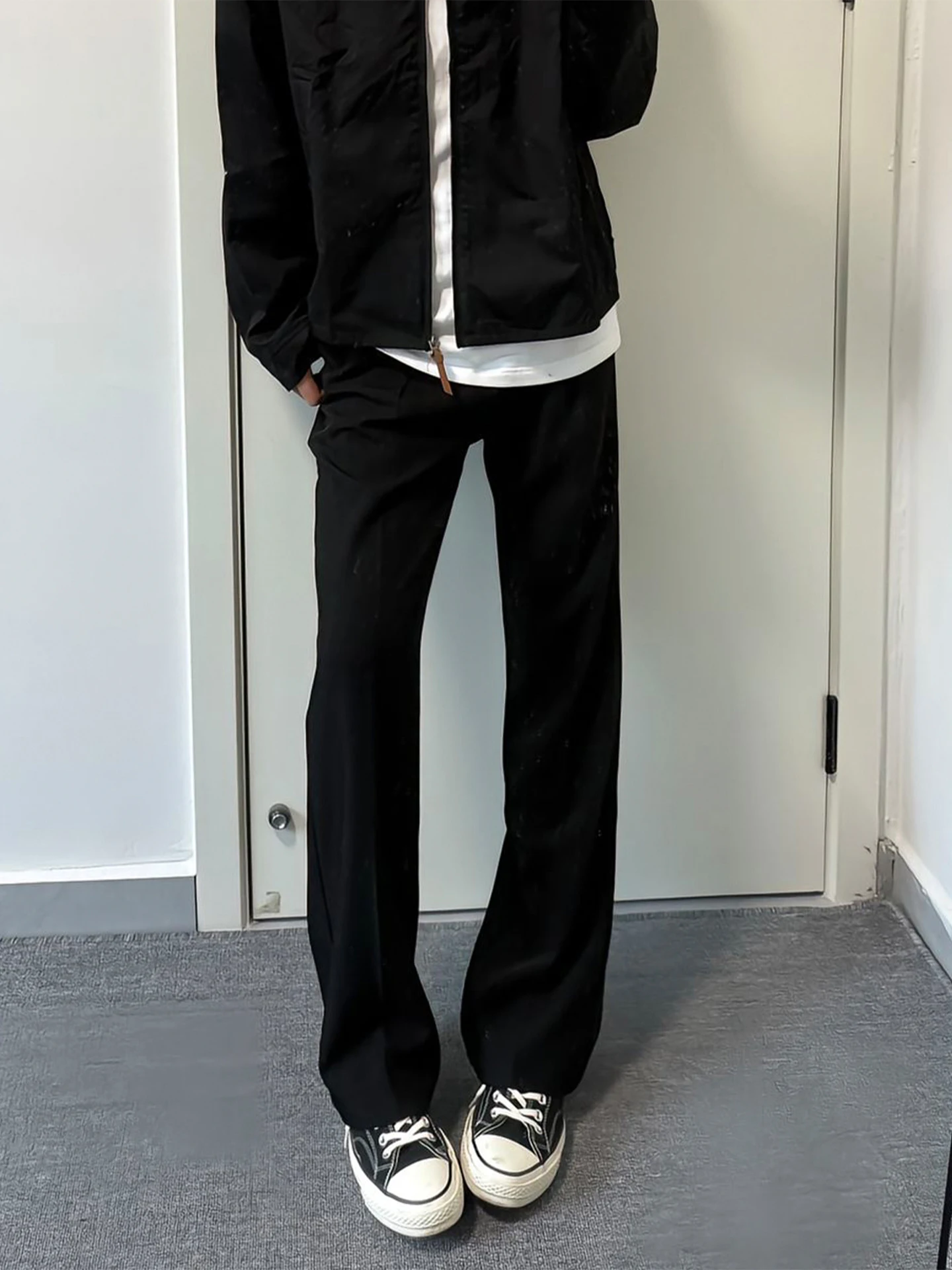 

Мужские джинсы Cleanfit Bla Bell Bot в американском стиле High Street, зауженные, прямые, износостойкие, с прямыми штанинами