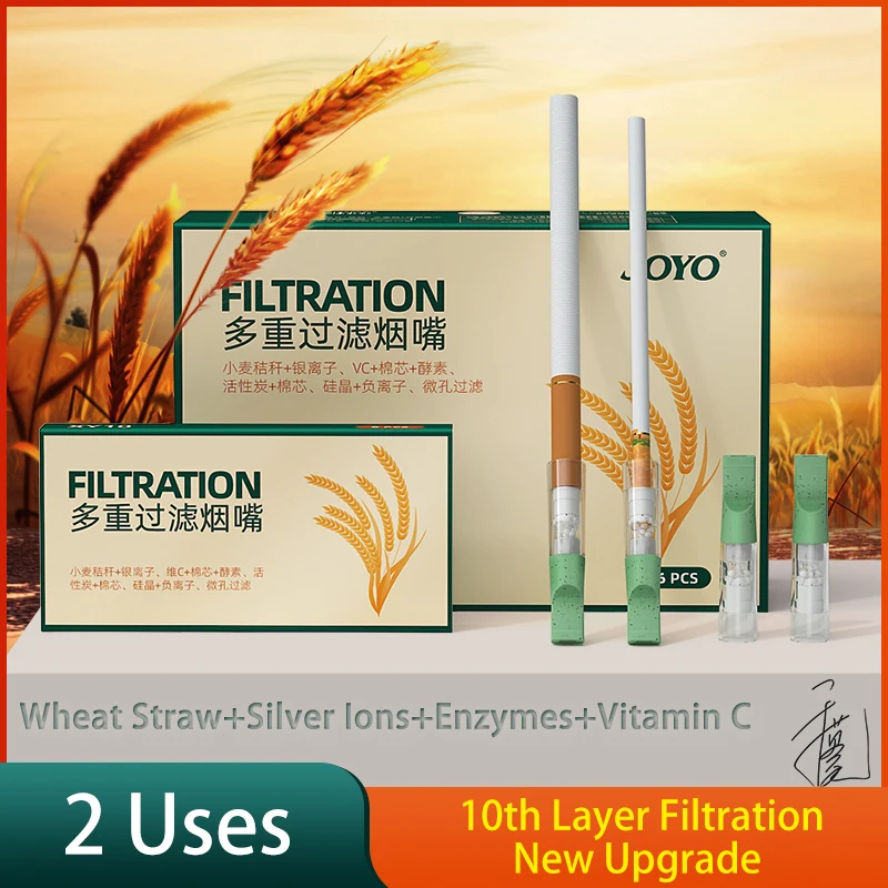 

JOYO Environment Disposable Cigarette Puffs Holder Food-Grade Plastic 8/5.2 mm Coarse Slim 10 Layer Filter Holder Health Clean