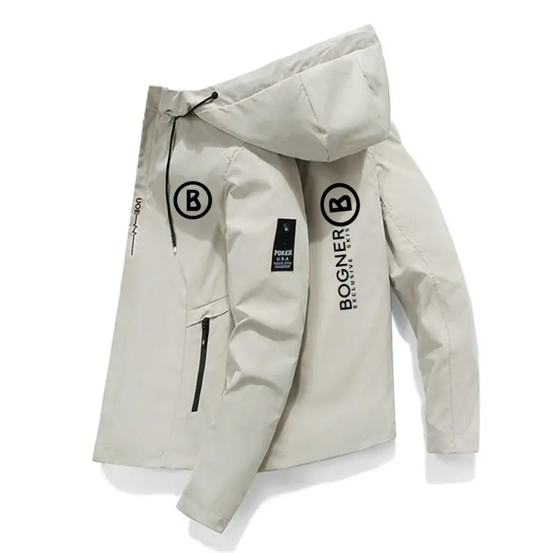 BOGNER 2024 autunno nuova giacca da uomo sportiva e per il tempo libero abbigliamento da moto moda Joker racing comoda con cappuccio top street