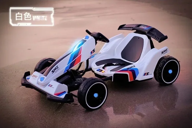 Balance car No. 9 kart Internet celebrity four-wheeled children can take off-road charging cool remote control car