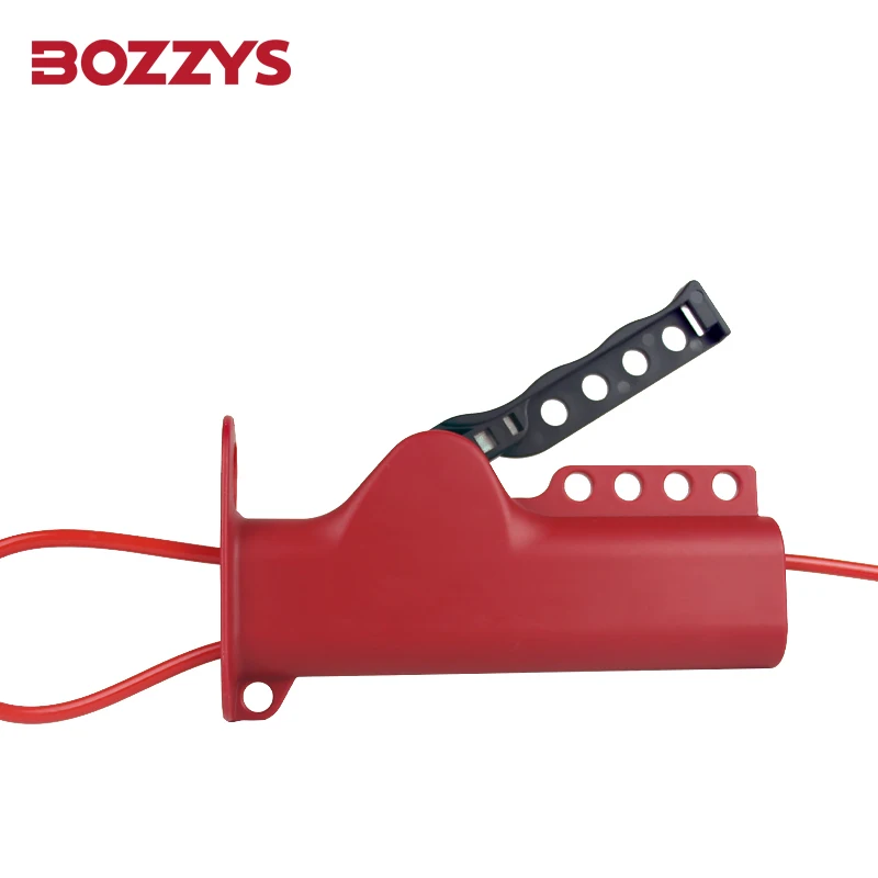 BOZZYS Adjustable Cable Lockout Industrial Safety Device LOTO Cables Locks for Ball Valve Lock out Lockout-Tagout