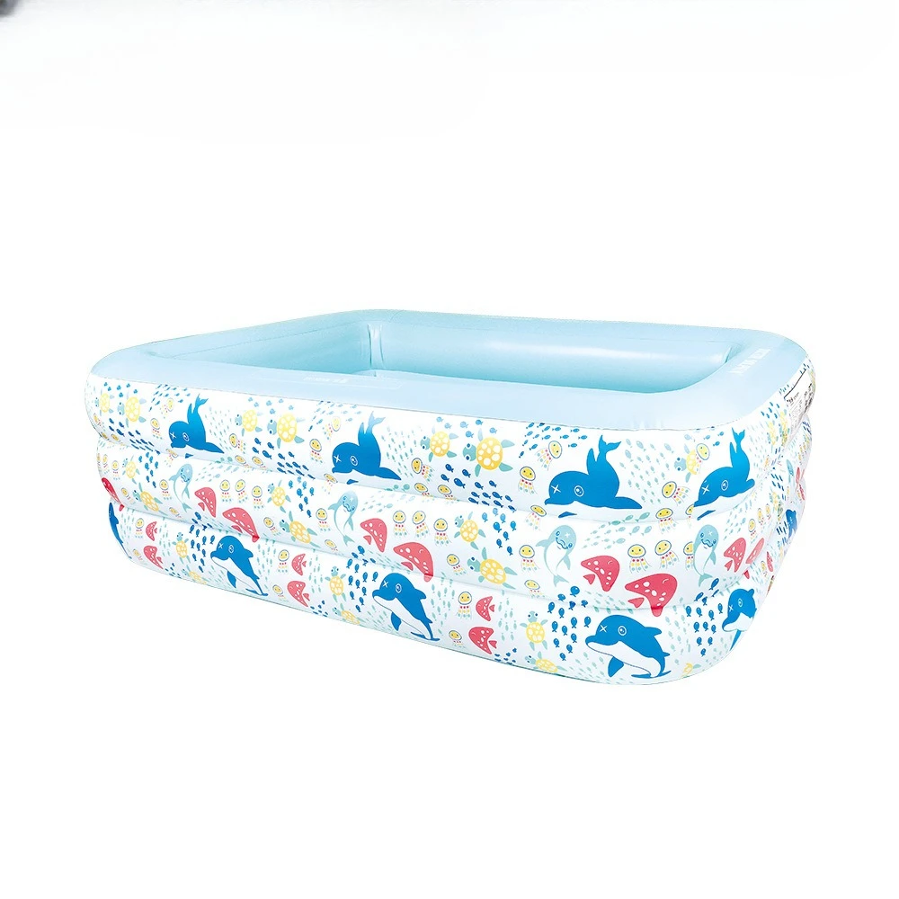 

Children's three-layer inflatable pool Household inflatable pool Pleasure pool