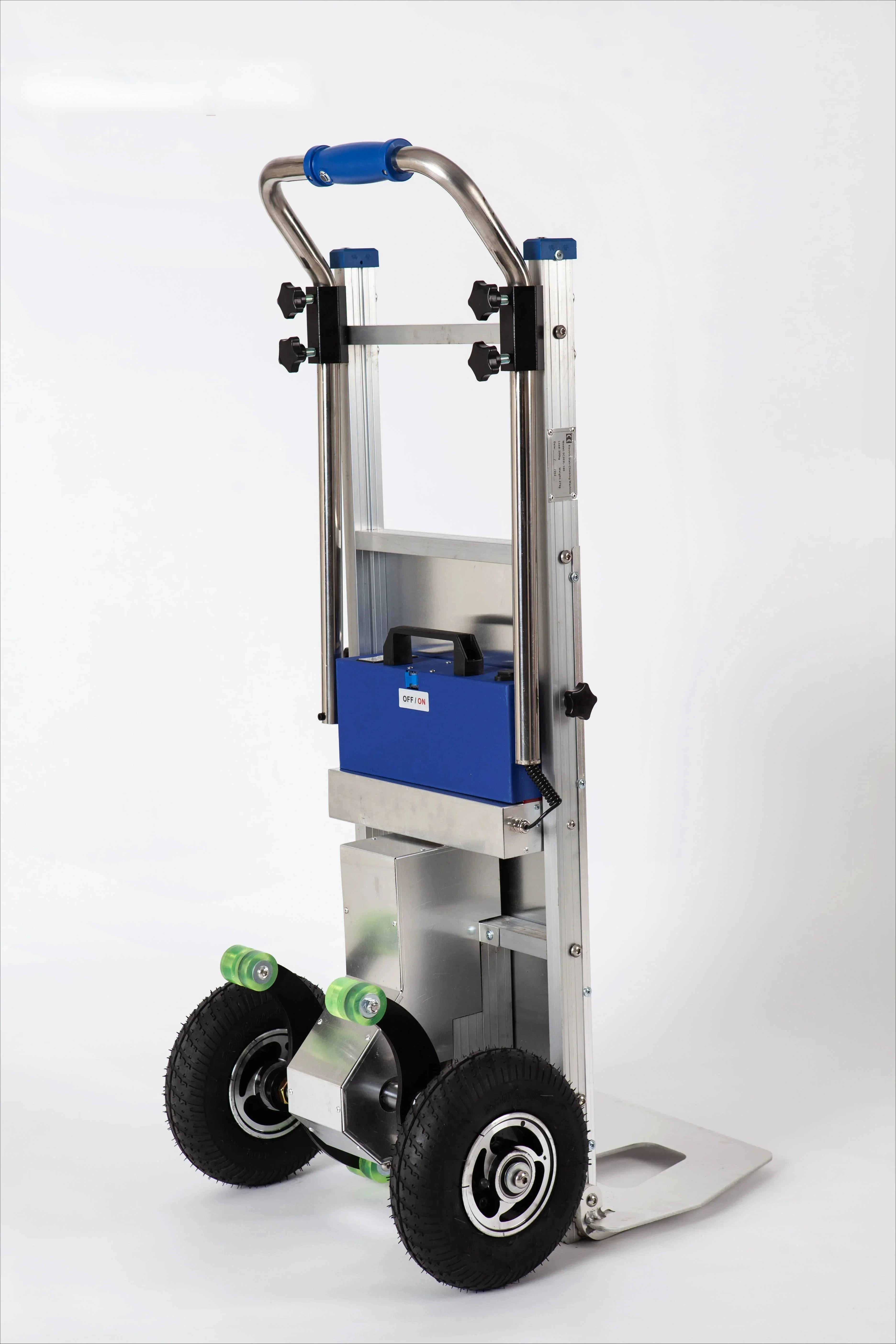 متسلق الدرج الكهربائي القابل للطي، مادة سبائك الألومنيوم، خفيف للغاية، ترقية سريعة، التعامل مع الأجهزة الصناعية المنزلية