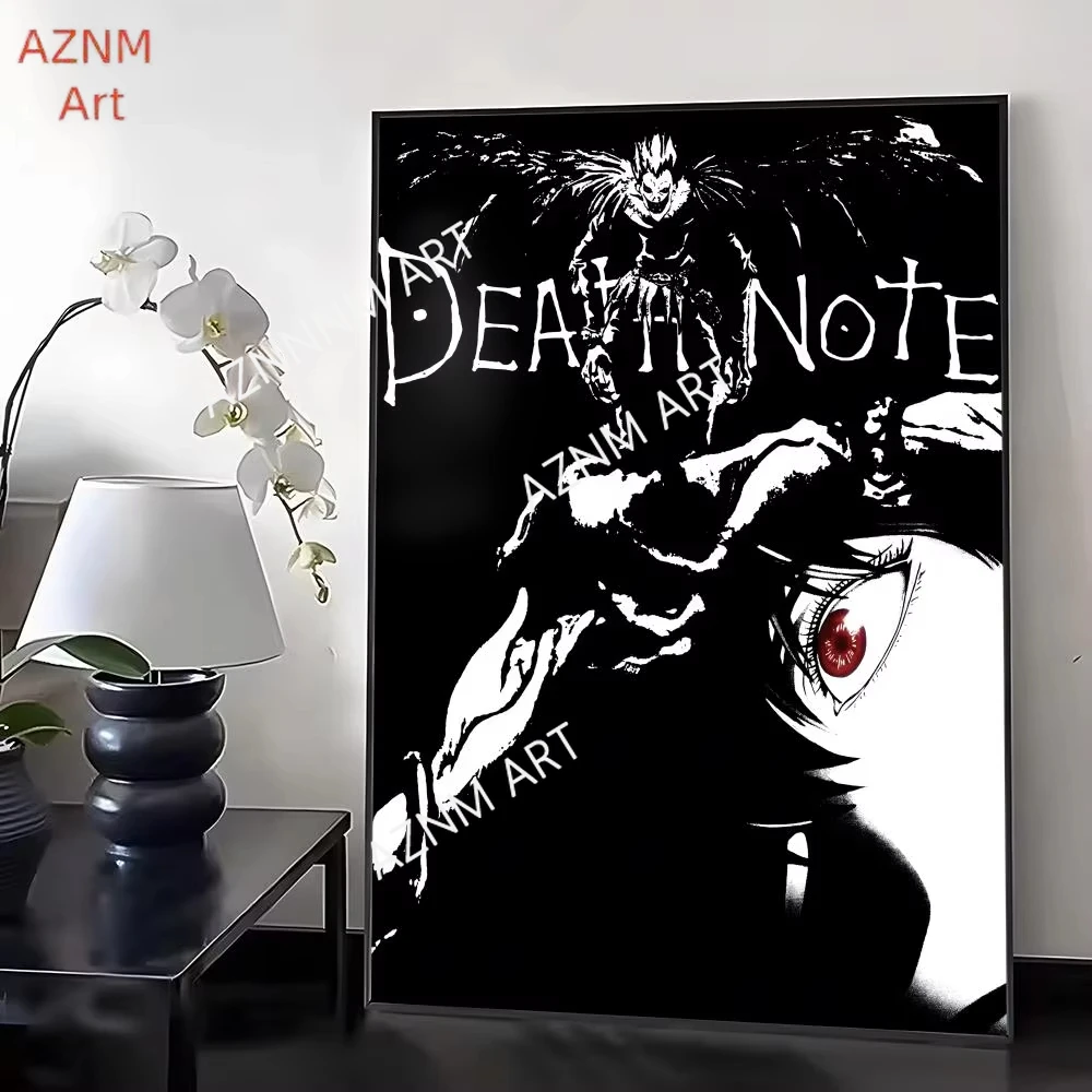 

Постер-картина «Тетрадь смерти»: крутые комиксы, каллиграфия, фото, масляная живопись на холсте из синтетического волокна для гостиной и столовой