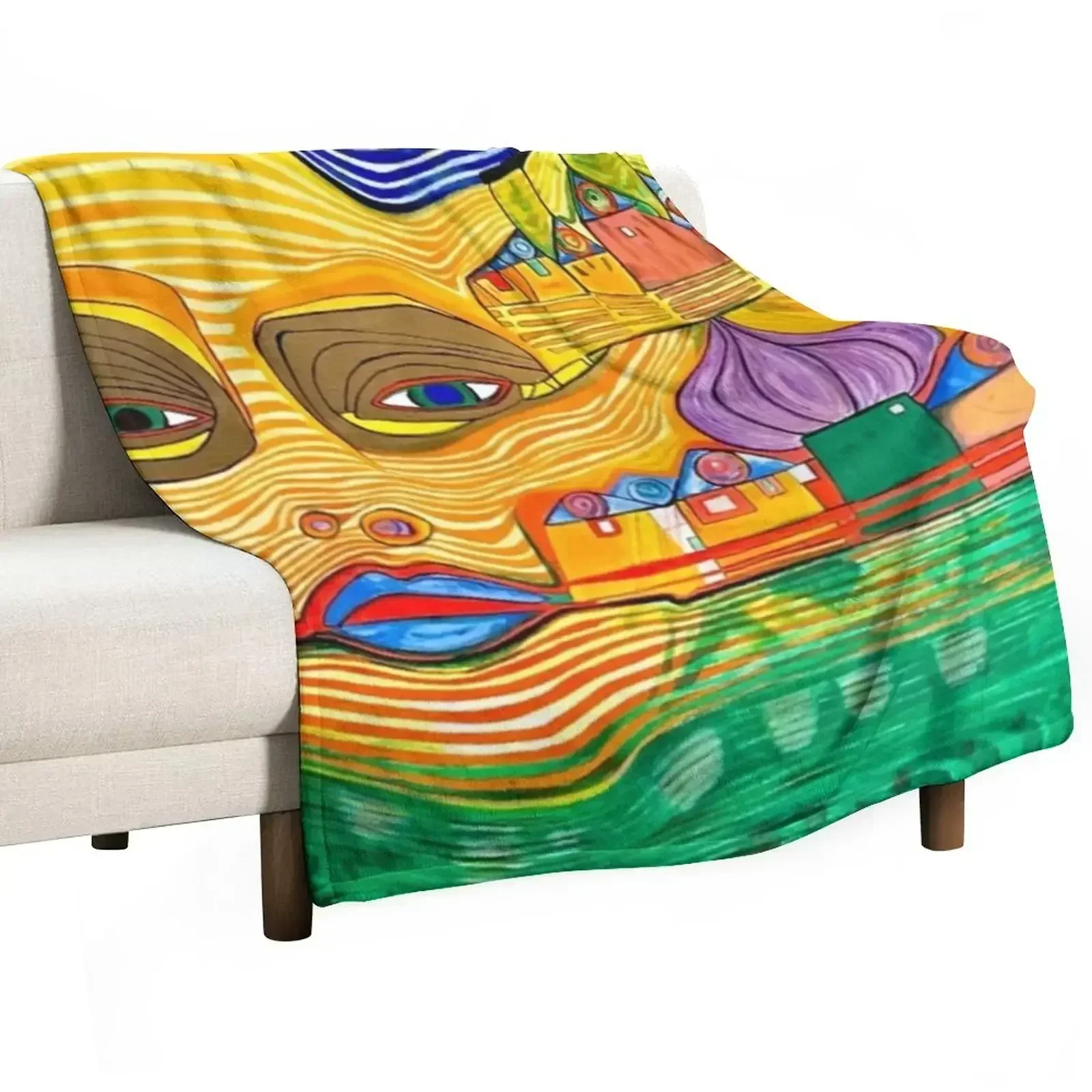 Irinaland over the Balkans Throw Blanket Bed Fashionable Kid'S Blankets