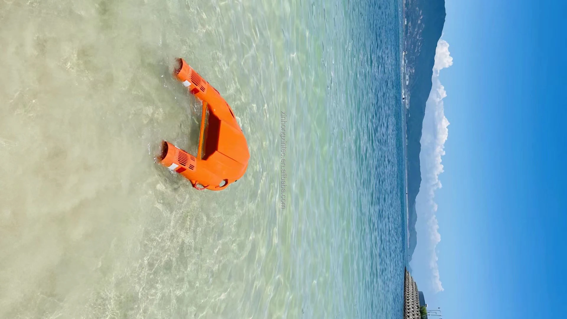 Robôs de resgate de emergência em água de emergência