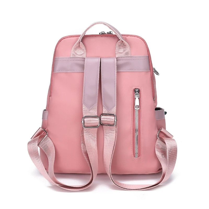 Anti-theft School Backpack Fashion Nylon Daypack Casual Rucksack for Teenager