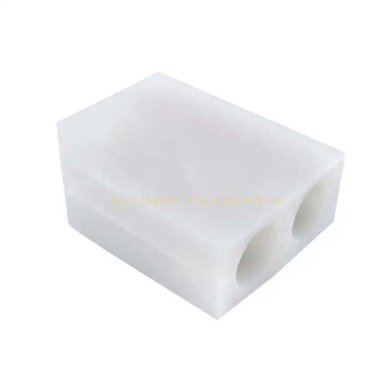 

D46E Concrete Holder UV Crystal Epoxy Resin Mold Candlestick Silicone Mould