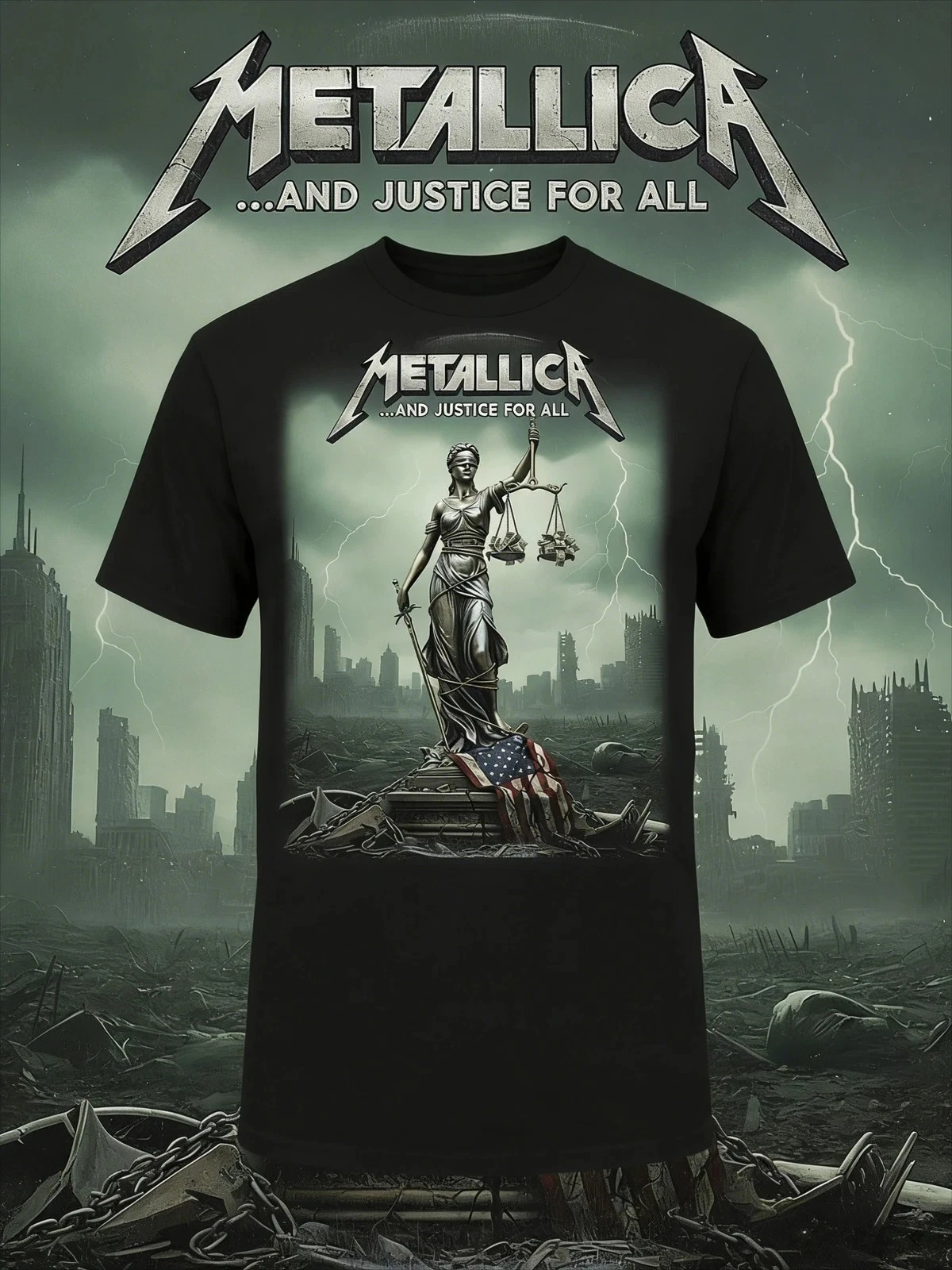 2026 Metallica Band T-Shirt 100% Baumwolle Grafik-T-Shirt für Männer und Frauen Sommer Streetwear Top