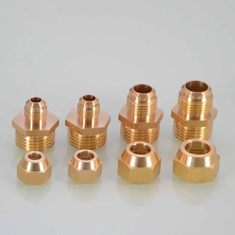 Pipe Fittings Outer Wire Flaring Direct Copper Pipe Expansion 1/8in 1/4in 3/8in 1/2in Expansion 6/8/10/12/Mm Pipe Joint