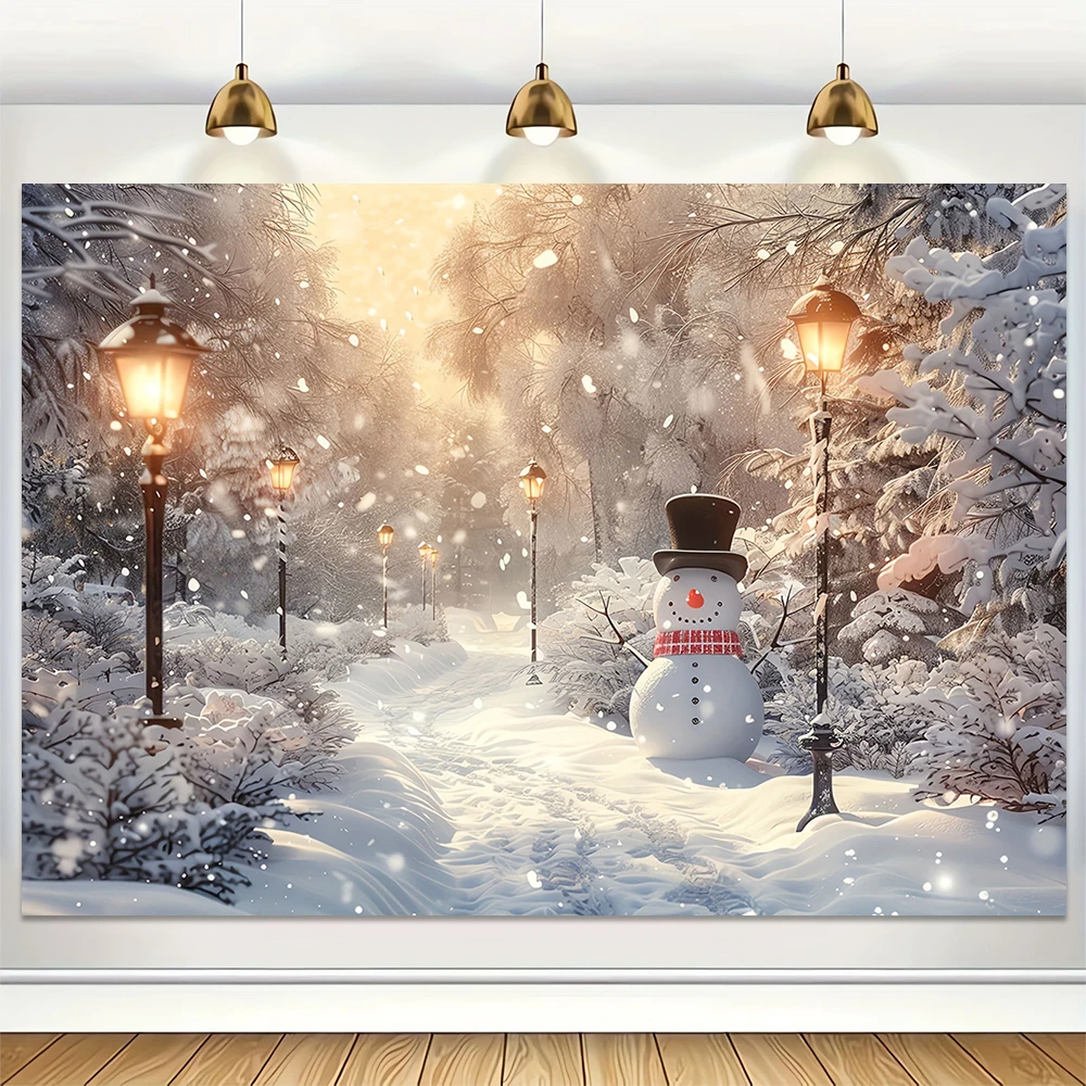 Inverno neve cenário pano de f - Baby Xmas Food avaliação e preço