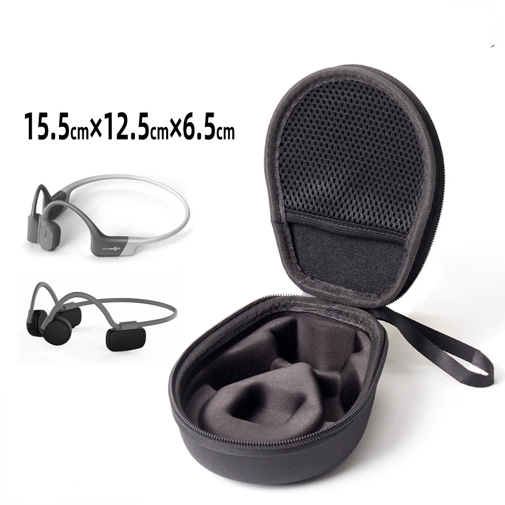 Bone Conduction Headphones Storage Box,  Anti Shock and Anti Drop Hard Case for Open Ear Wireless Bone Conduction Headphones