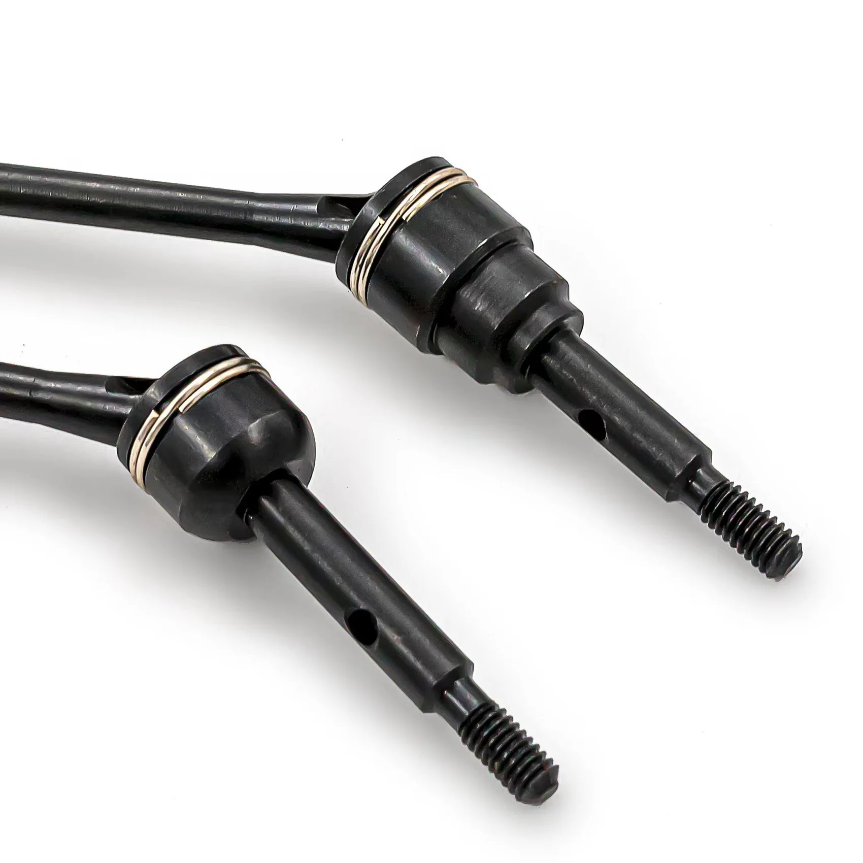 Dianteiro de aço e traseiro Drive Shaft CVD, RC Car Upgrades Peças, 1, 10 Traxxas Slash Rustler, Stampede Hoss, VXL, 4X4, 1, 4Pcs