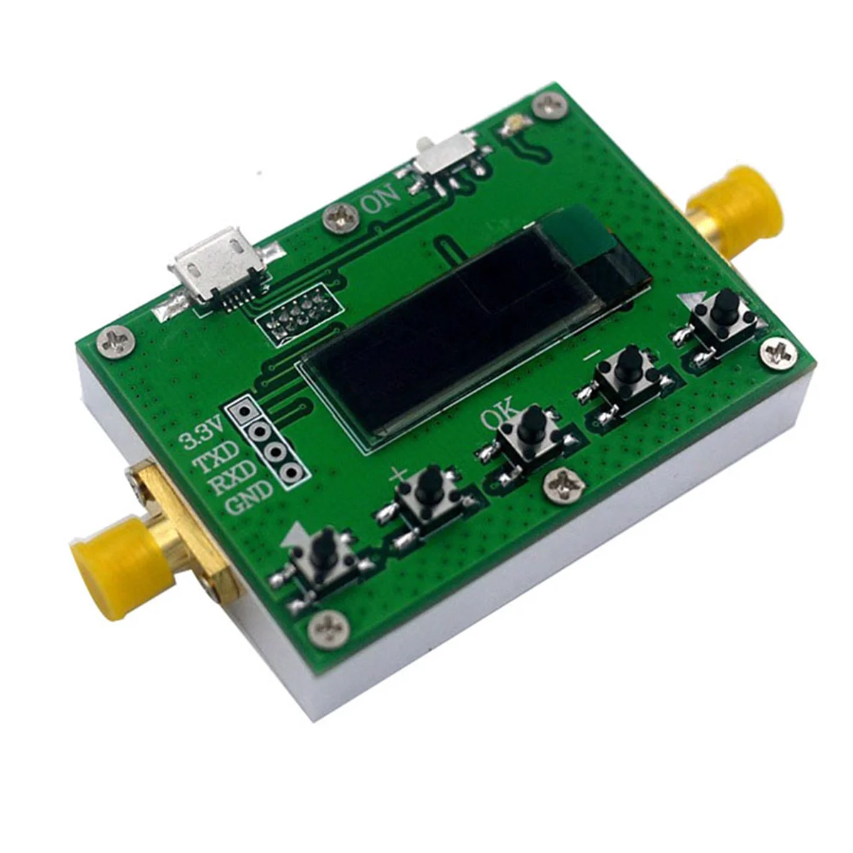 6Ghz Digital Attenuator 30DB 0.25DB Step OLED Display RF Module for RF Ham Radio Amplifier Power Level