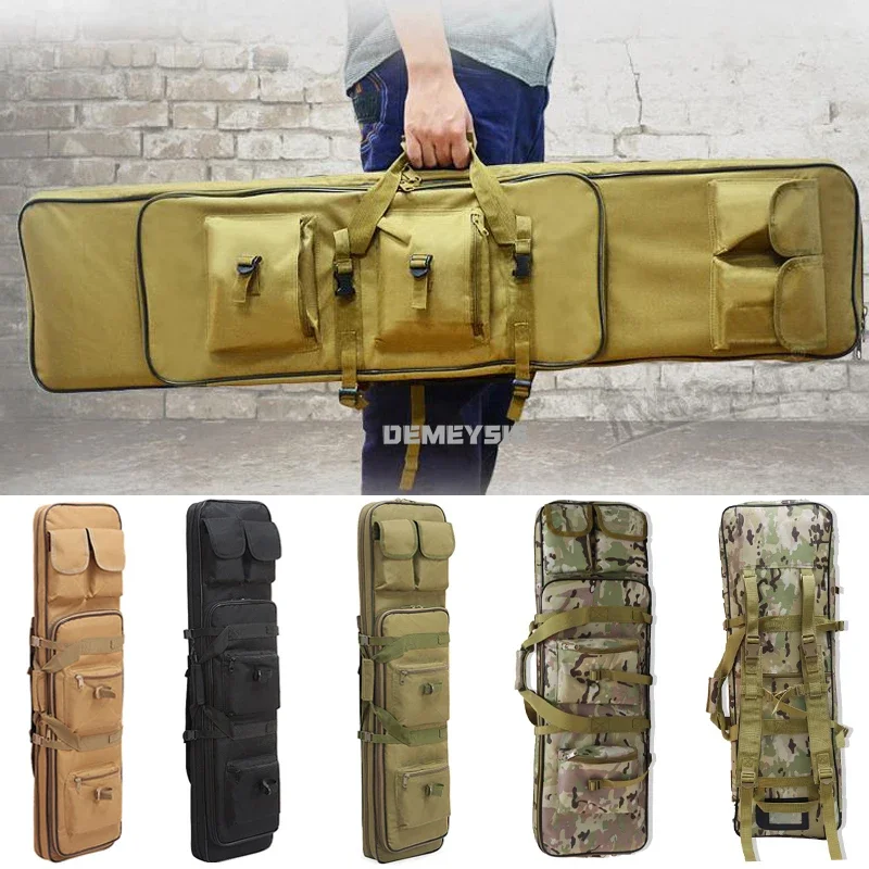 81 94 114cm Tactical Gun Bag Case Rifle Bag Backpack Sniper Carbine Airsoft Shooting Carry Shoulder Bags for Hunting Accessories