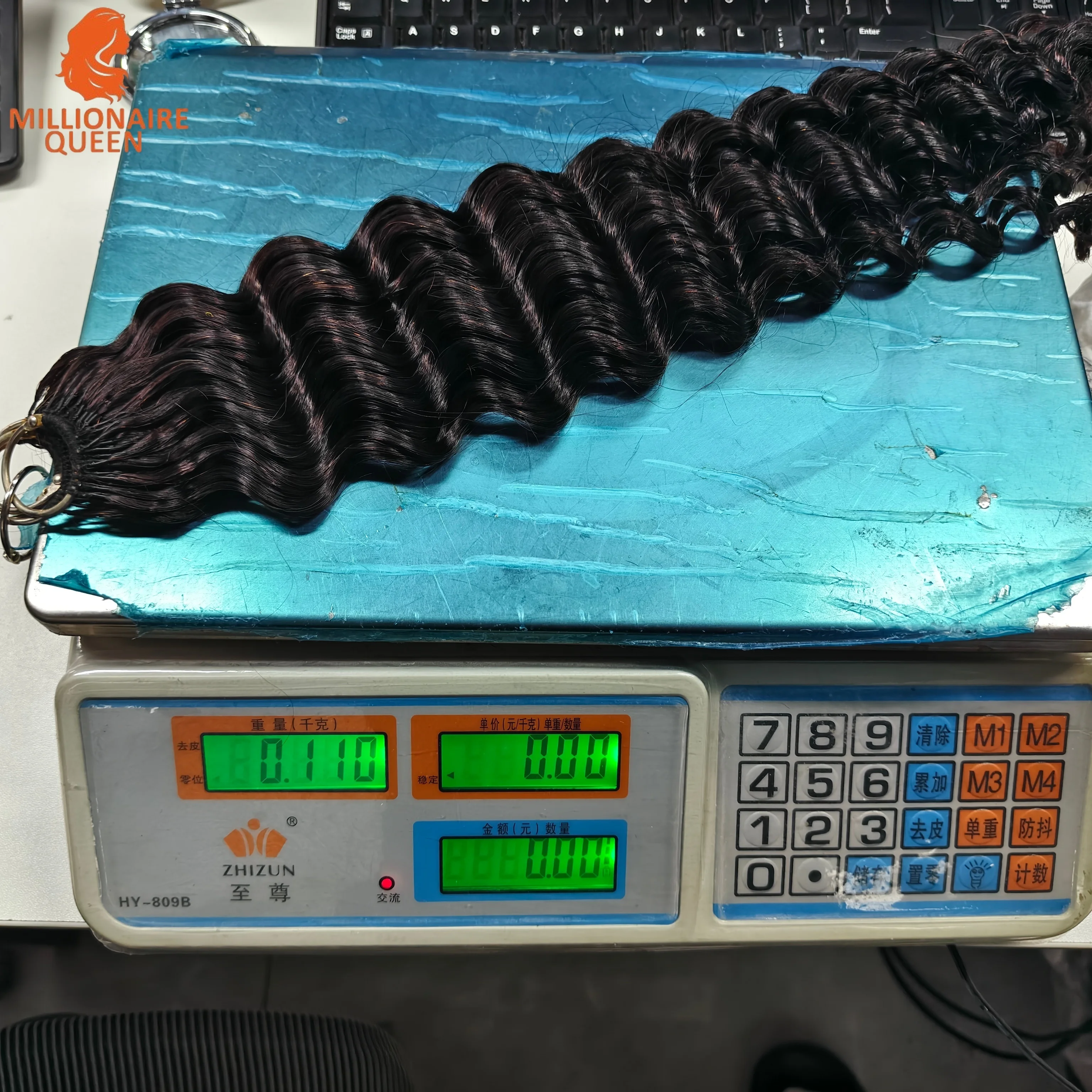 100% الشعر البشري 15A موجة عميقة الكروشيه ريشة شعر مستعار بشري Knotless الكروشيه الشعر على التخليص بيع المليونير الملكة #6