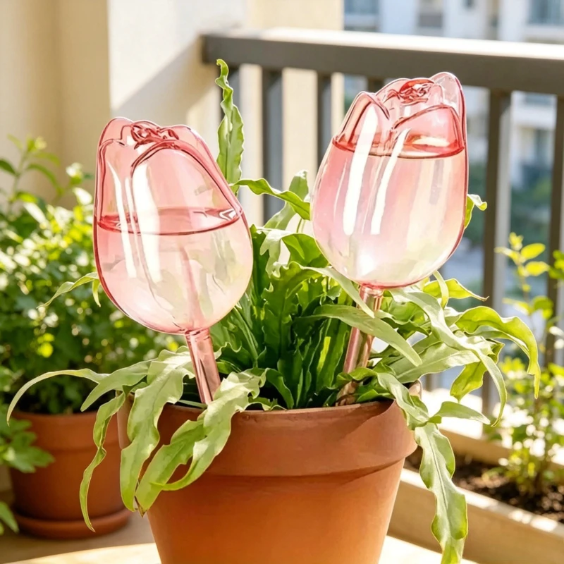Root Watering Spike - 2 Buah Sistem Irigasi Corong Air