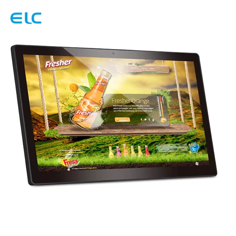 

Wall Mounted 15.6 Inch Capacitive Touch Screen All In One Advertising Players Poe Android Tablet