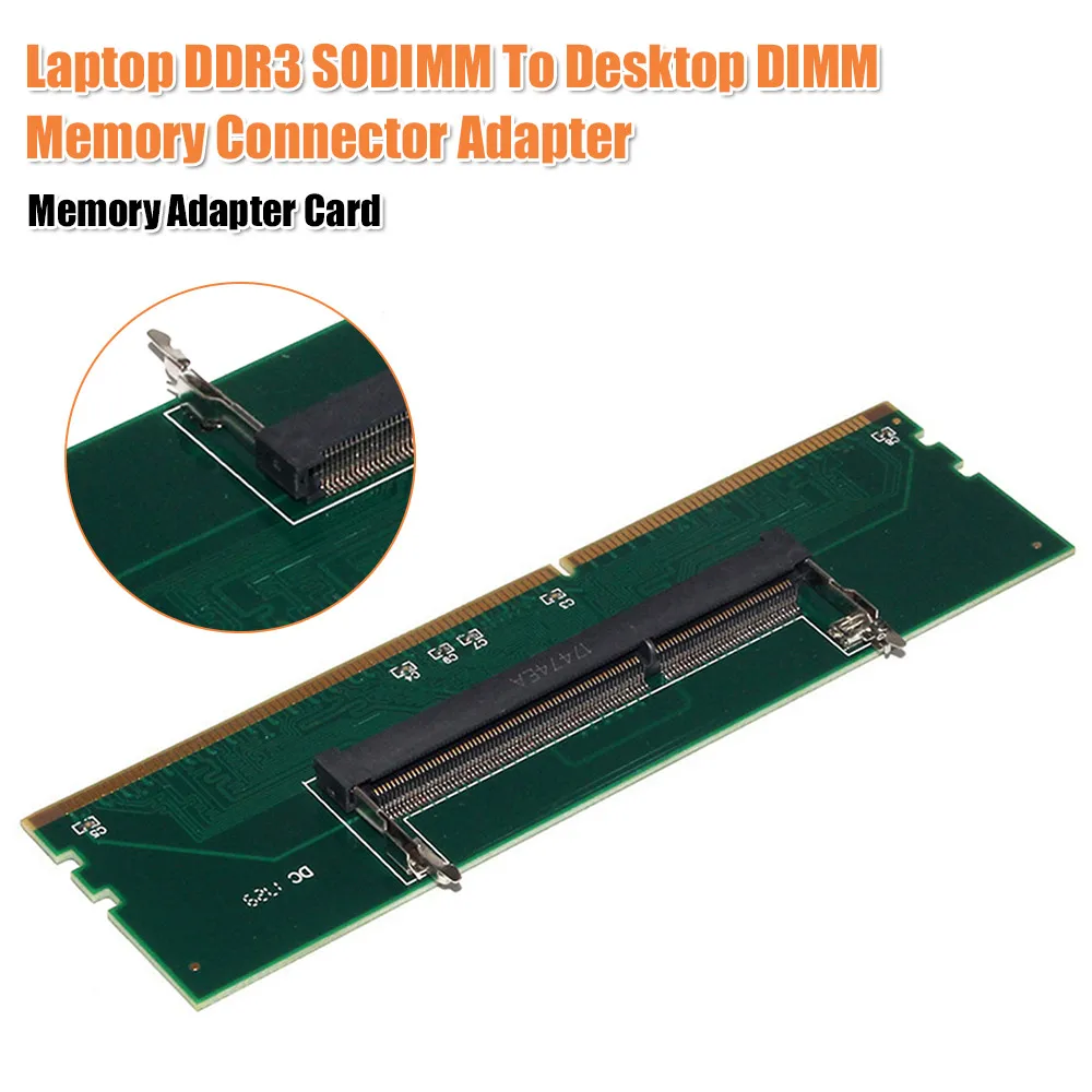 Laptop DDR3 SODIMM To Desktop DIMM Memory Cards Converter Adaptor Only Support 1.5V DDR3 Memory Connector Adapter