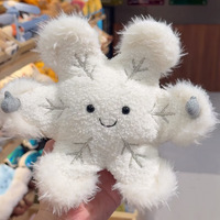 JC Fun Winter Snowflake Plush Toy Christmas Doll Soothing Doll as a gift for your girlfriend