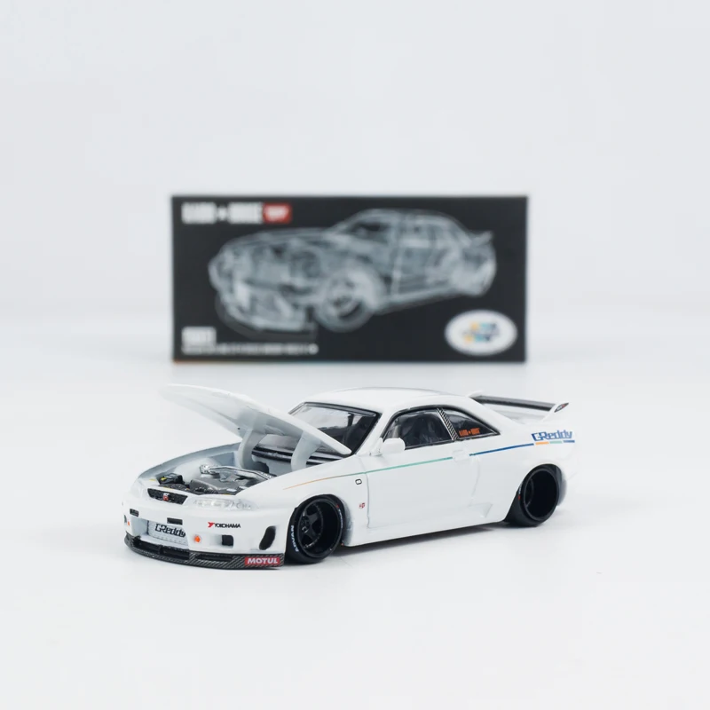 Kaido House & MINIGT 1:64 nissan GT-R (R33) Greddy GR33 V1 Collection of alloy figure car decoration gift