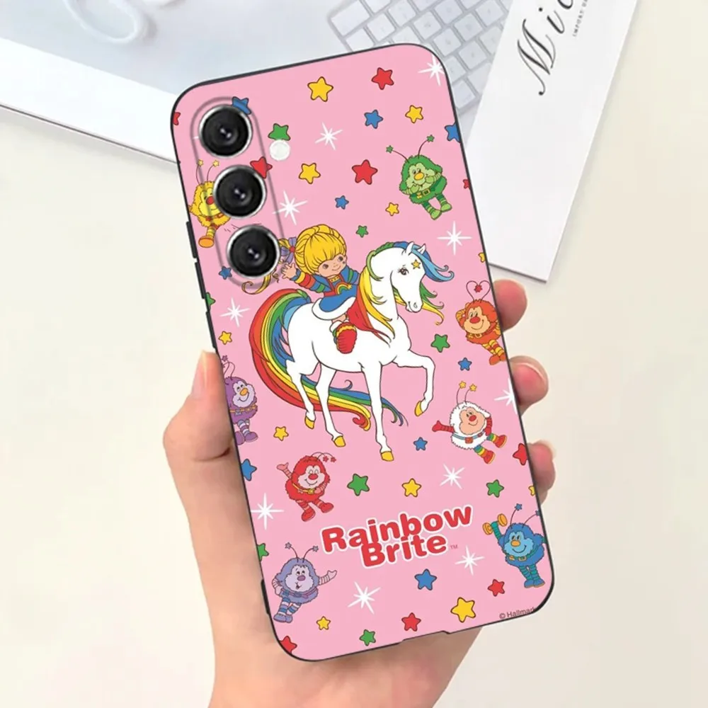 Cute Rainbow B-Brite  Phone Case For Samsung S21,S22 Ultra,S20,S30 plus,S22 plus,S23,S30 ultra 5G Silicone Cover