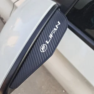 2 PCs Car Rückspiegel Kupfer Kohlefaser Regen Augenbrauen zum Lifan Solano X60 X50 520 620 320 Lifan Sticker Accessoires Style 6 Hauptverkaufsleben 620 Stück - №1