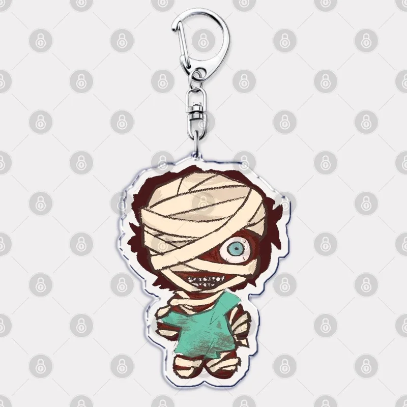 شخصيات لعبة الرعب Chibis سلاسل المفاتيح للملحقات حقيبة جيمي مجعد أنيا Sallyface Keyrings مجوهرات أصدقاء ألعاب الألعاب الهدايا