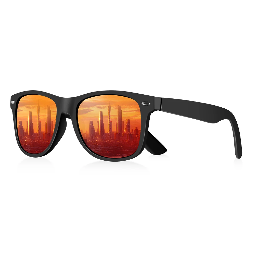 Crixalis Klassiker polarisierte Sonnenbrille Männer Frauen Mode quadratischen Spiegel Sonnenbrille weibliche Outdoor-Sport Anti-UV-Farben männlich – Detail 6