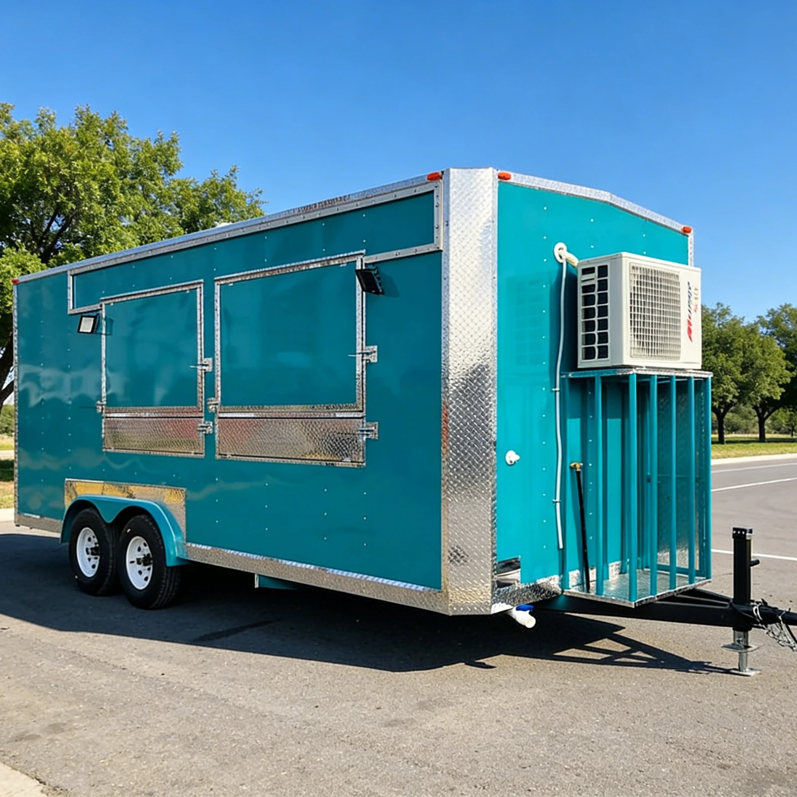 

Custom Food Trailers for Sale, Mobile Food Truck Kitchen, Commercial Catering & Concession Trailer