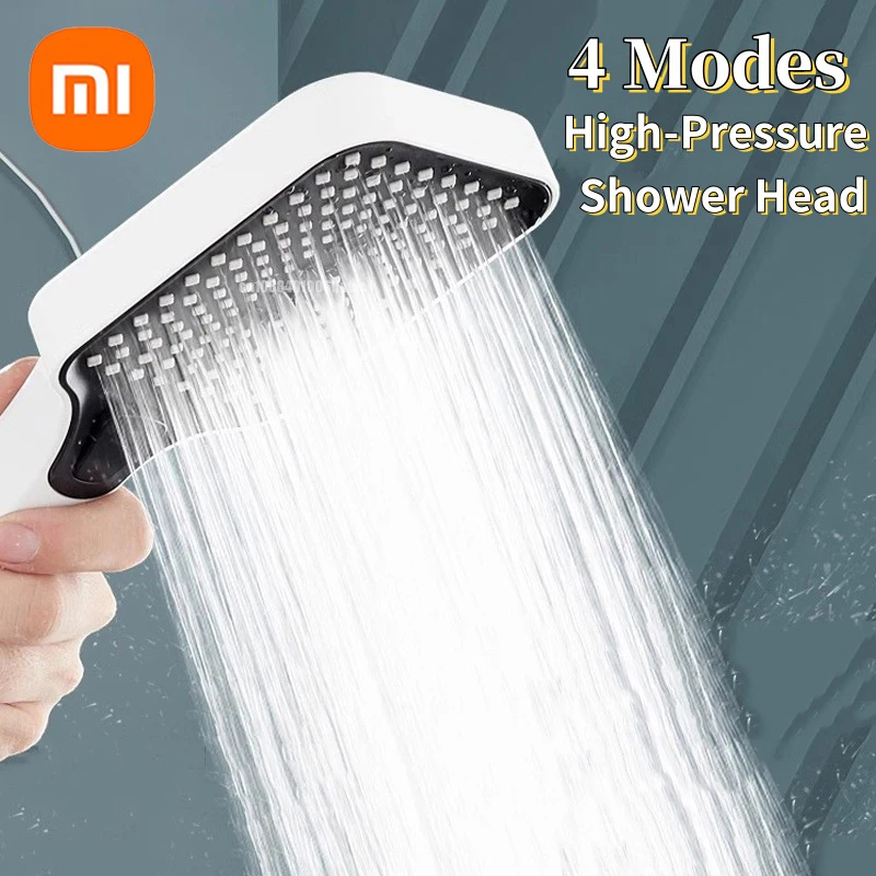 Xiaomi Boosting Shower Head 4 Modes Adjustable Shower Spray Rain Shower High-Pressure Showerhead Shower Set Bathroom Accessories