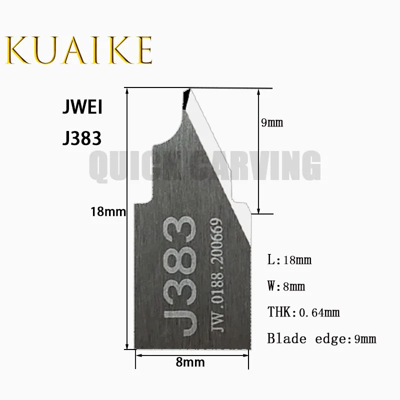 Imagem -05 - Jwei-lâmina Oscilante de Vibração Original Ferramentas de Corte de Máquina de Carboneto J383 J384 J385 10 Pcs