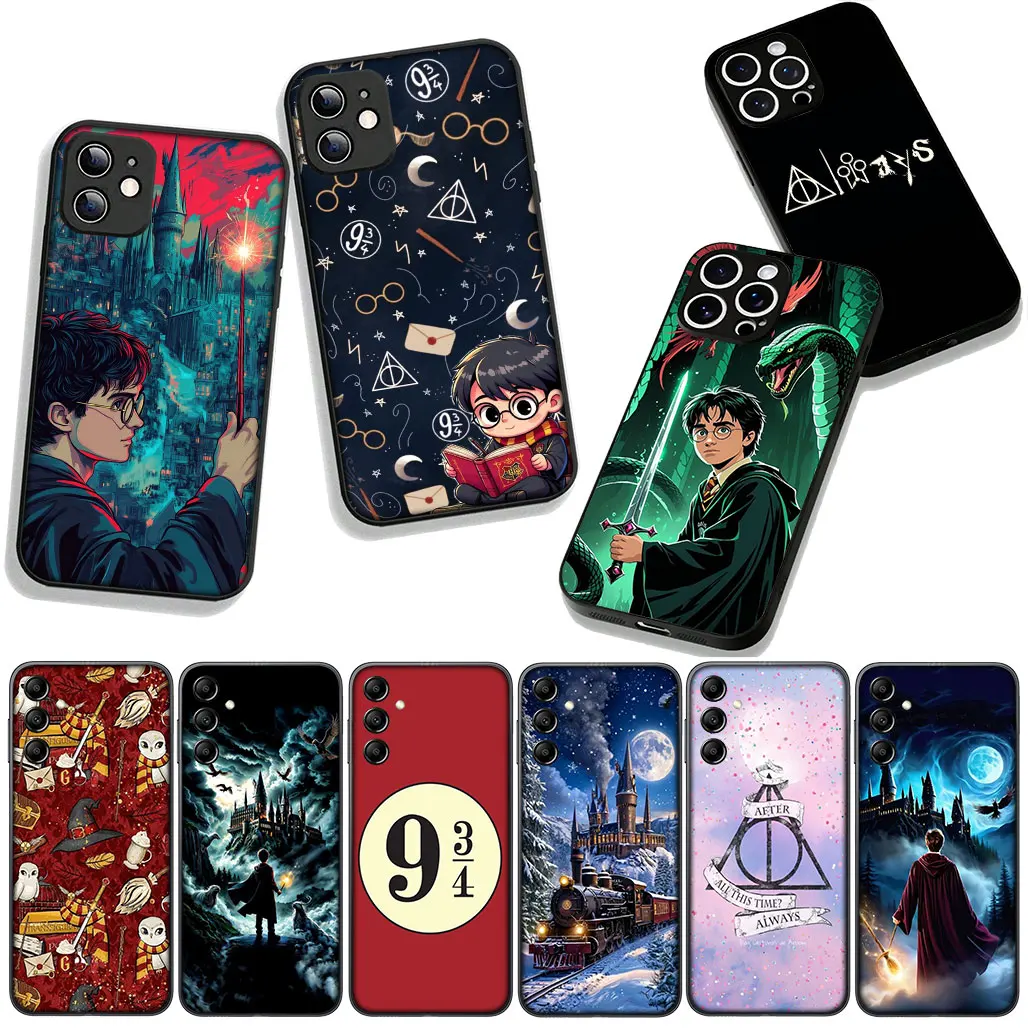 Чехол Art Owl Harries Wand Potters для Motorola Moto G04 G13 G14 G22 G23 G34 G35 G64 G82 G84 G32 G53 G60 G72 E14 E15 E13 E32 E22