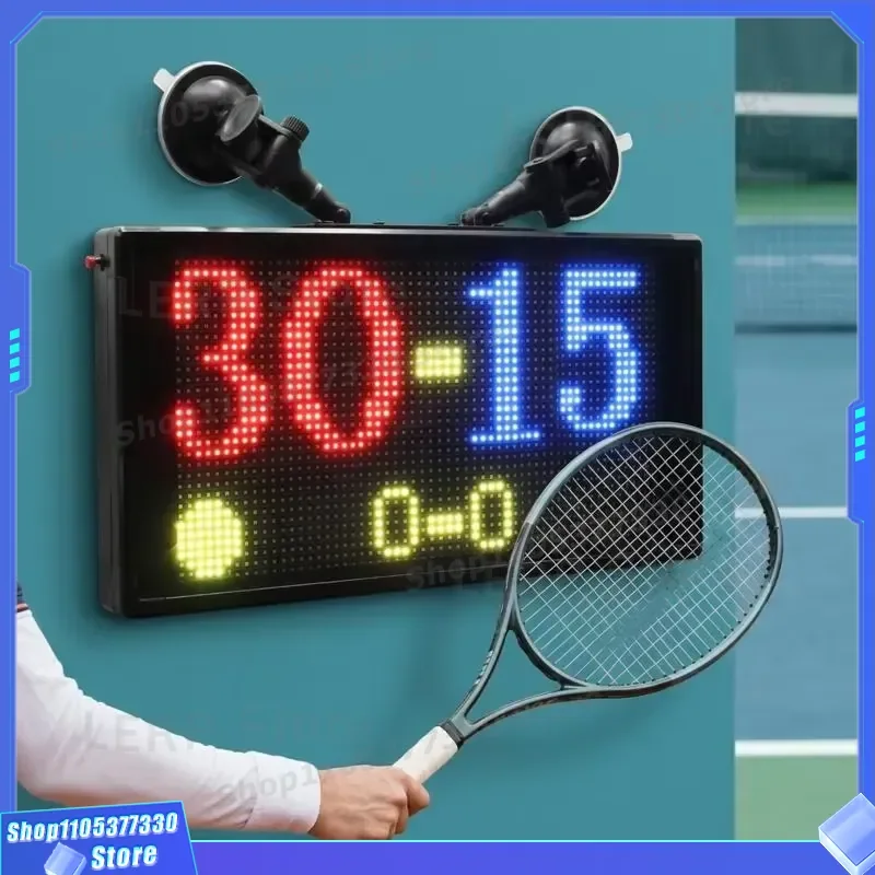 YIZHI Smart Racket Sensor Auto Scorer Digital LED Scoreboard for Tennis Pickleball Badminton Intelligent Tracking Device