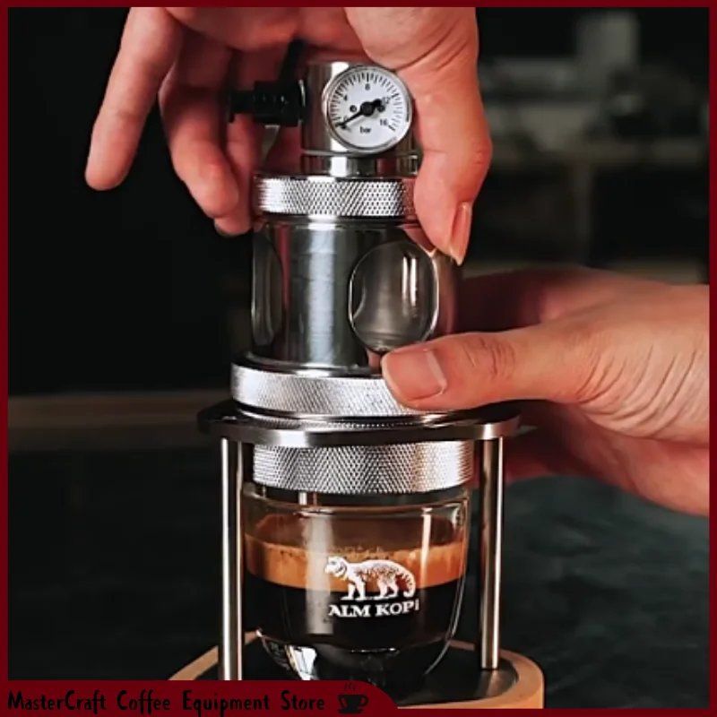 Pneumatic Coffee Extractor Portable Mini Coffee Maker Small Manual Espresso Machine For Home Office Outdoor Camping Travel - view 4