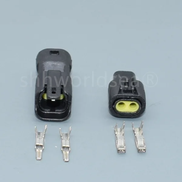 shhworldsea 2pin 1.2mm  socket car connector for Toyota Zeprado rearview mirror