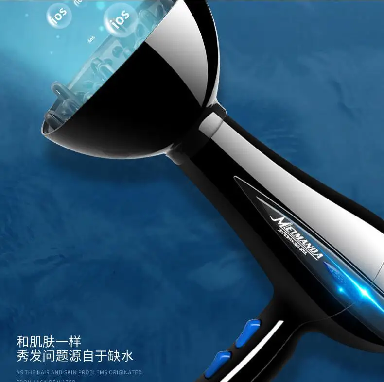 Chuyên Nghiệp 220V 1000W Mạnh Mẽ Máy Sấy Tóc Nhanh Tạo Kiểu Máy Thổi Nóng Lạnh Điều Chỉnh Máy Sấy Tóc Sấy CN Cắm