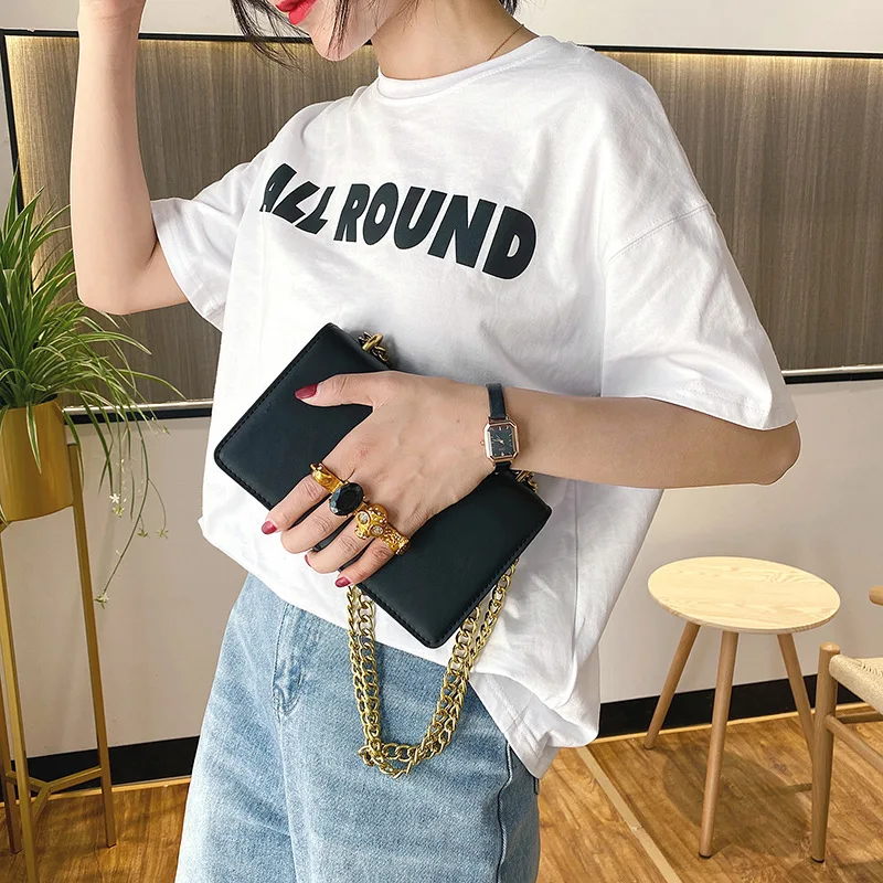

Women's 2025 High-end Underarm Small Square Bag - Simple Versatile, Chain Shoulder & Clutch
