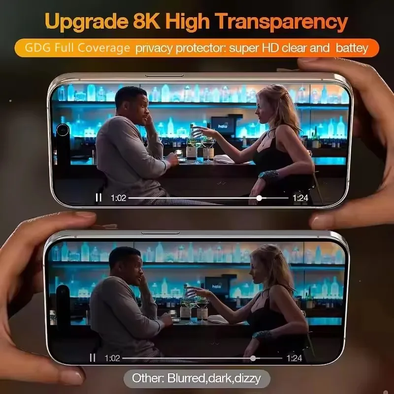 3-5Pcs Full Cover Privacy Screen Protector For iPhone 17 16 11 12 13 14 15 Pro Max Anti-spy Glass For iPhone 15 16 Plus XR X XS