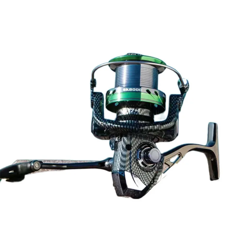 Okuma Brand, 40kg/77lb Max Bremskraft, 92% Vollmetall, Große Meeres-Spinnrolle, Langlebige Salzwasser-Surfcasting-Rolle, Korrosionsbeständig – Detail 4