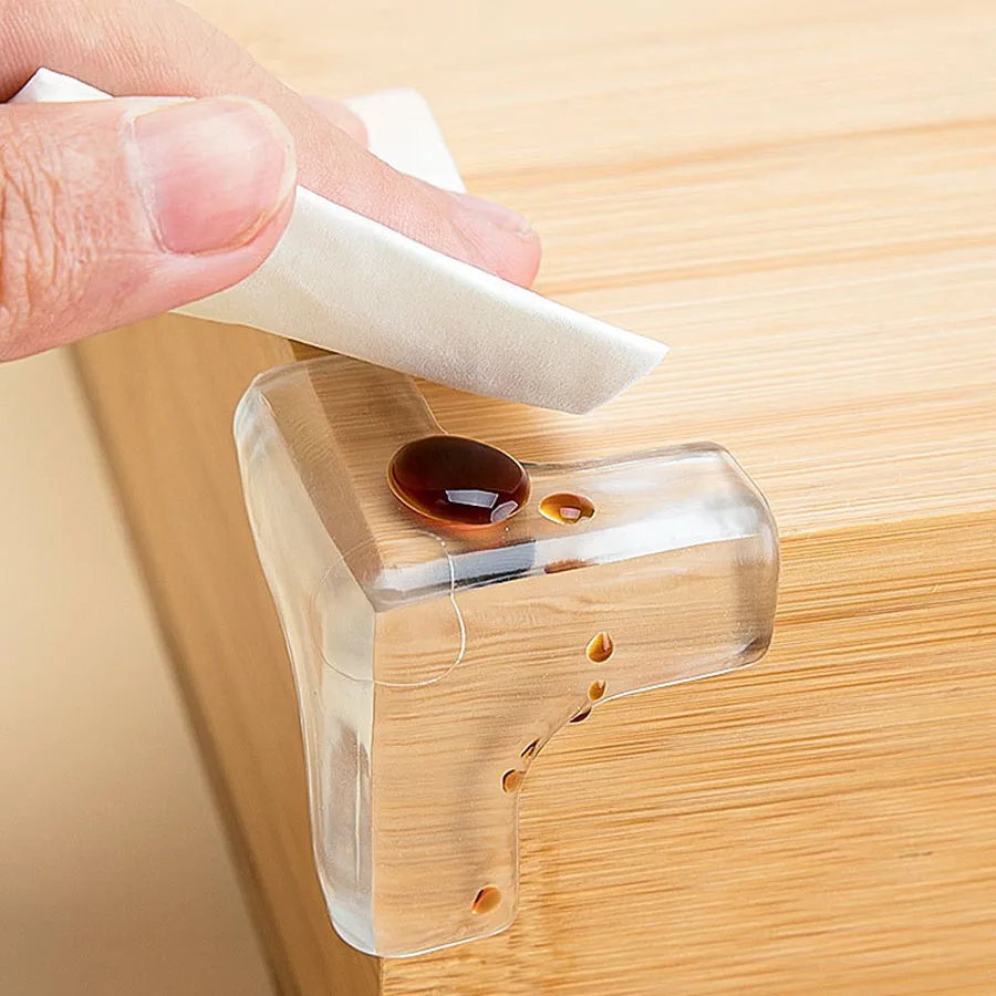 12 قطعة سلامة الطفل البلاستيكية حامي الجدول ركن نافذة حافة غطاء للحماية المضادة للتصادم حافة الحرس