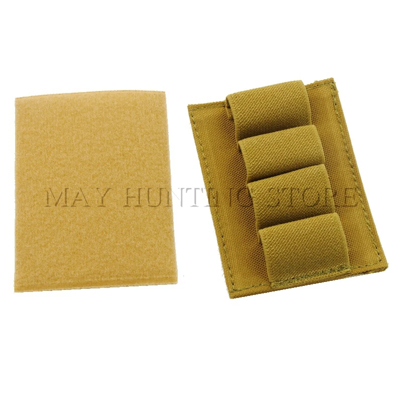 Tactical Shotgun Shell Ammo Holder Vest Bags Attachment 4 Round Shotgun Bullet 12 Gauge Holder Cartridge Pouch Pack view 4