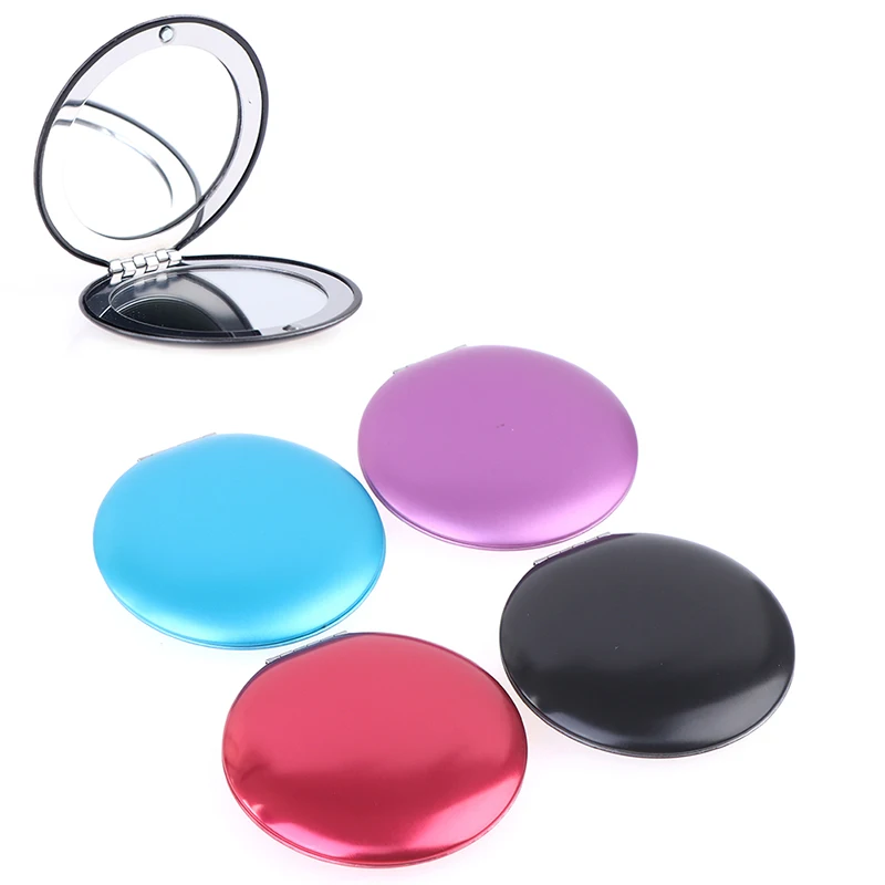 L247 Small Makeup Mirror Cosmetic Magnifying Make Up Mirror for Purse Travel Bag Home Office Mirror